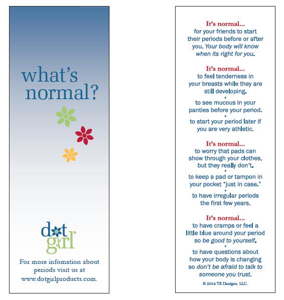 'What's Normal?' bookmark